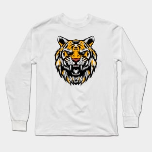 Tiger Head Long Sleeve T-Shirt